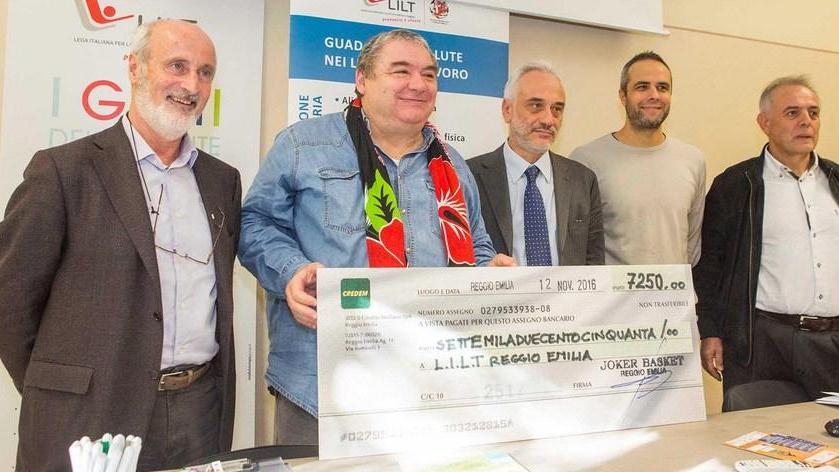 Gnaker, donati 7.500 euro alla Lilt