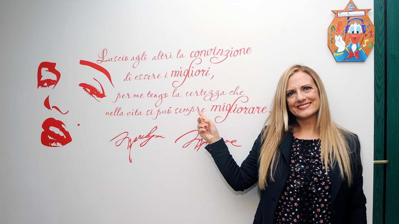 Gianna Martorella nella sua scuola (foto Paolo Barlettani)