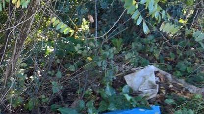 Il greto dell’Era come una discarica