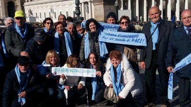 I soci dell’Anc in piazza San Pietro