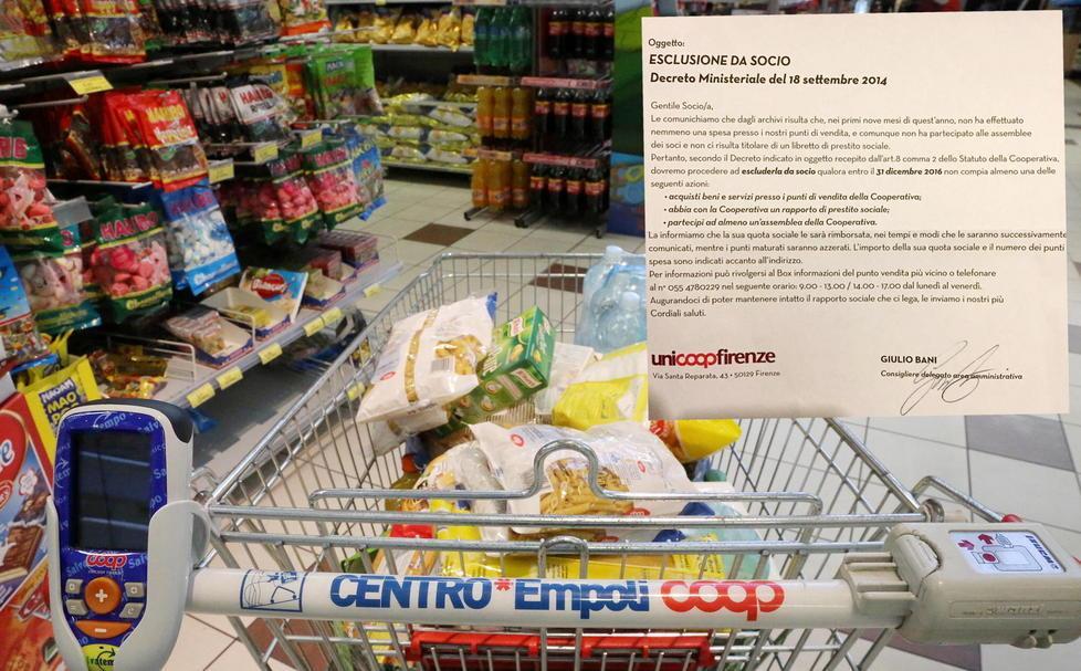 Se non fai acquisti non sei più socio 