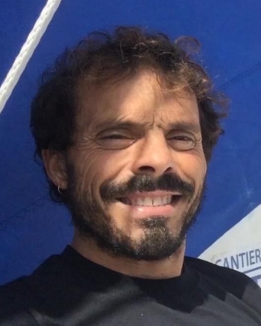 Gaetano Mura in pieno Atlantico l’Equatore è già alle spalle
