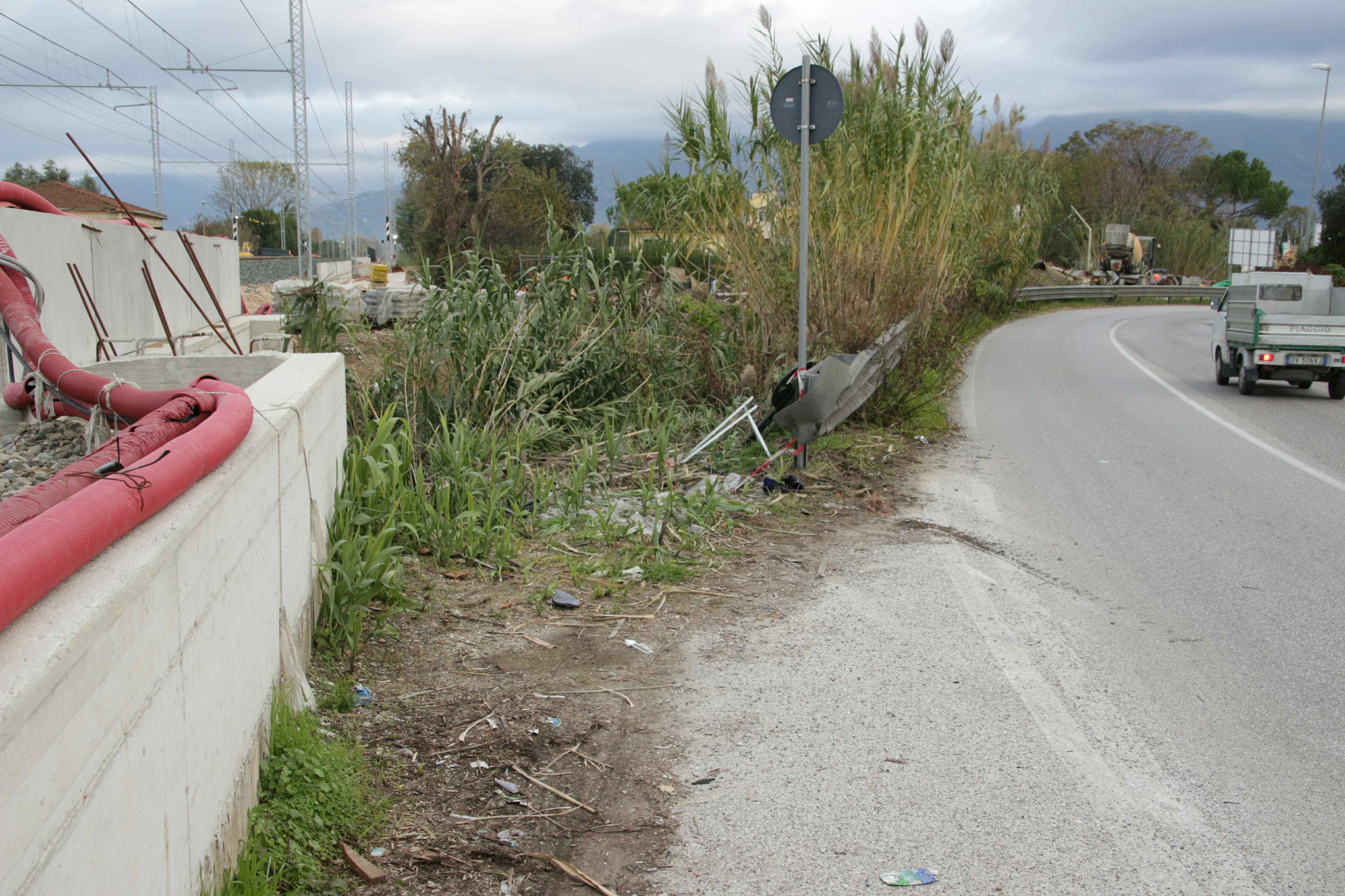 Il luogo dell'incidente