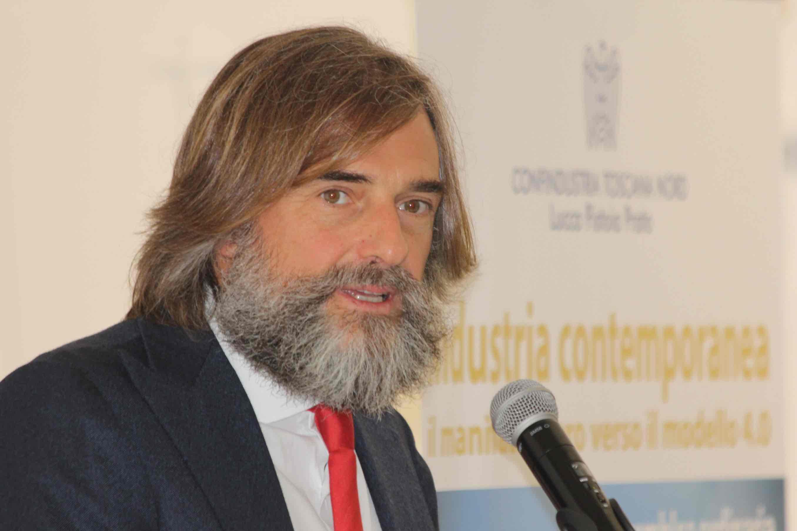 Il presidente di Confindustria Toscana Nord Lucca Pistoia Prato