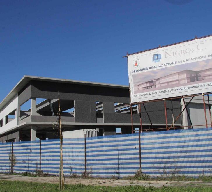 I nuovi insediamenti produttivi in costruzione al Macrolotto due