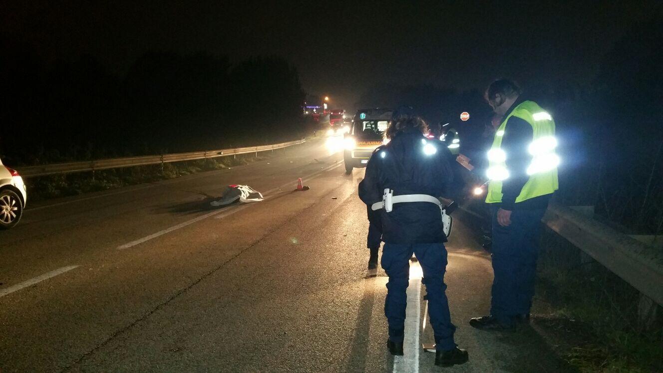 Il luogo dell'incidente (foto Sernacchioli) 