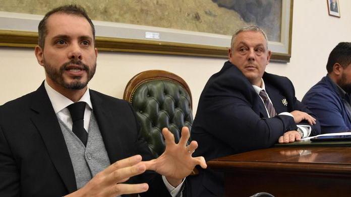 Da sinistra Francesco Mori, Antonfrancesco Vivarelli Colonna e Luca Agresti (foto Agenzia Bf)