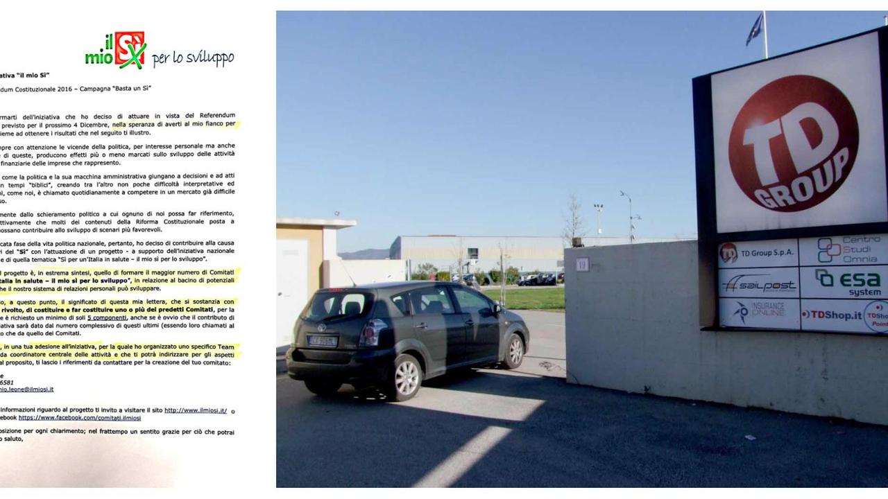 La lettera inviata ai dipendenti e l'ingresso della Td Group di Migliarino (Pisa)