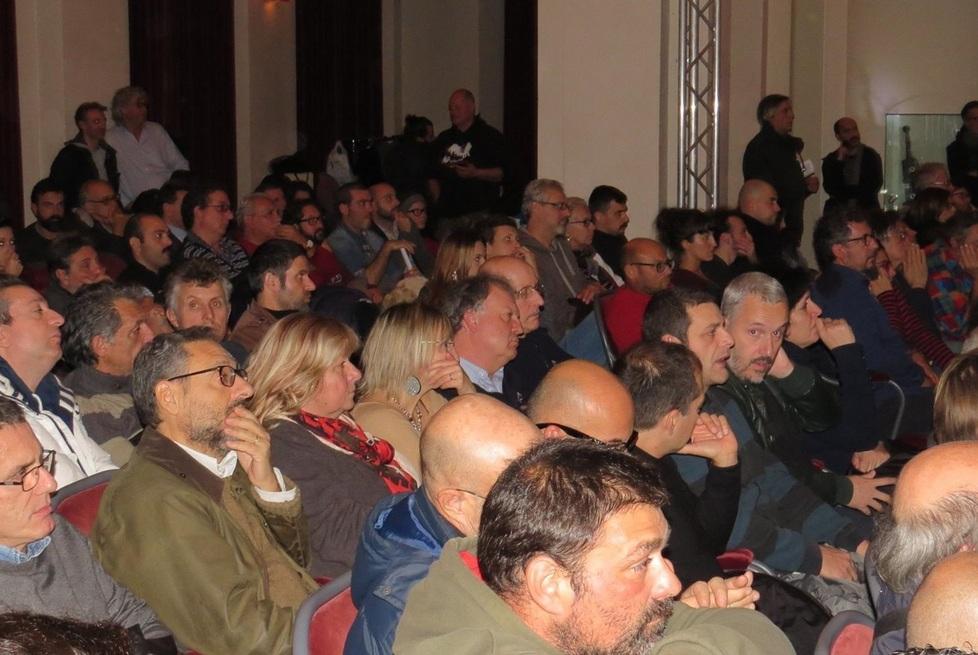 Goldonetta piena per parlare di occupazione 