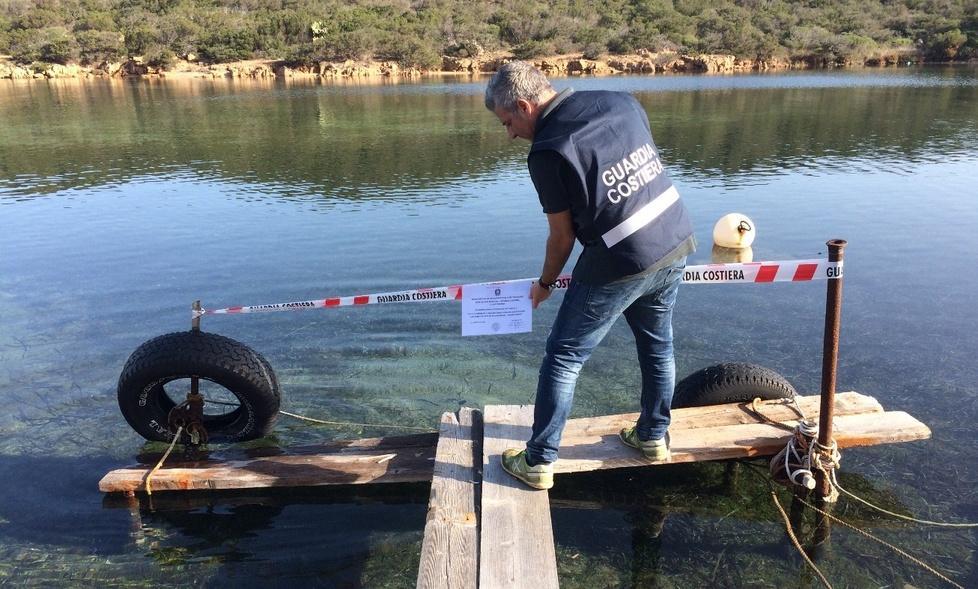 Liscia di Vacca, la capitaneria sequestra 6 pontili abusivi 