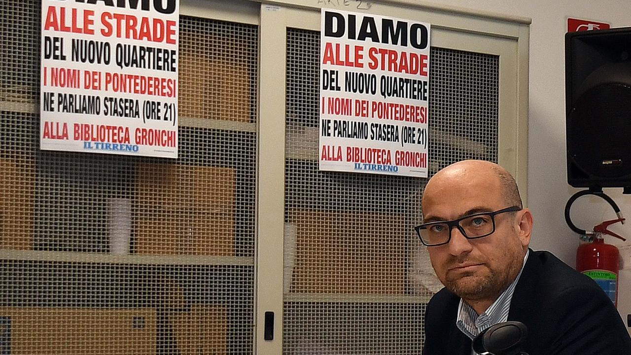 Il sindaco di Pontedera Simone Millozzi (foto di Franco Silvi)