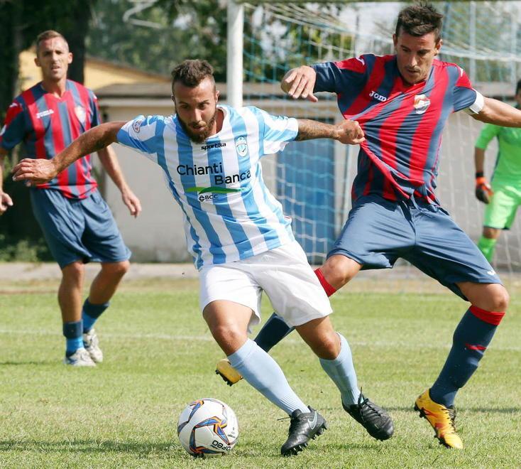 Bartolini in azione per il Montecatini (Foto Nucci)