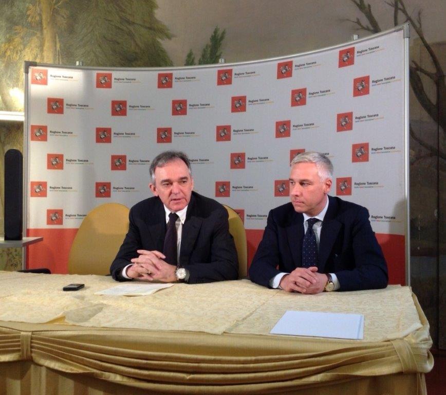 Da sinistra: Enrico Rossi con Giorgio Del Ghingaro