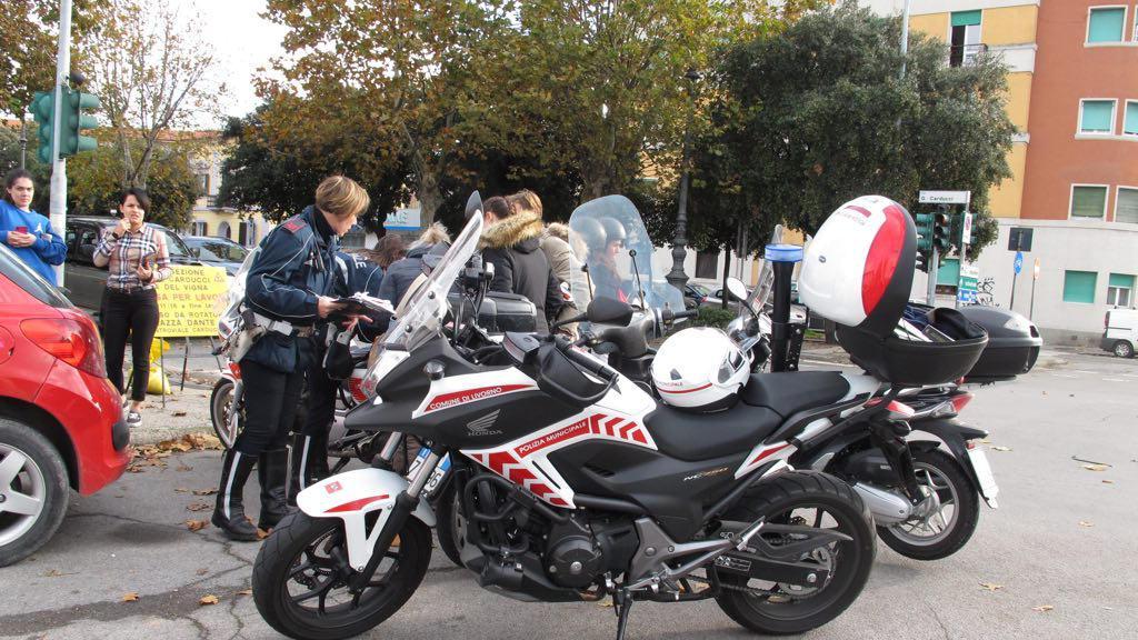 L'incidente in viale Carducci (Marzi/Pentafoto)