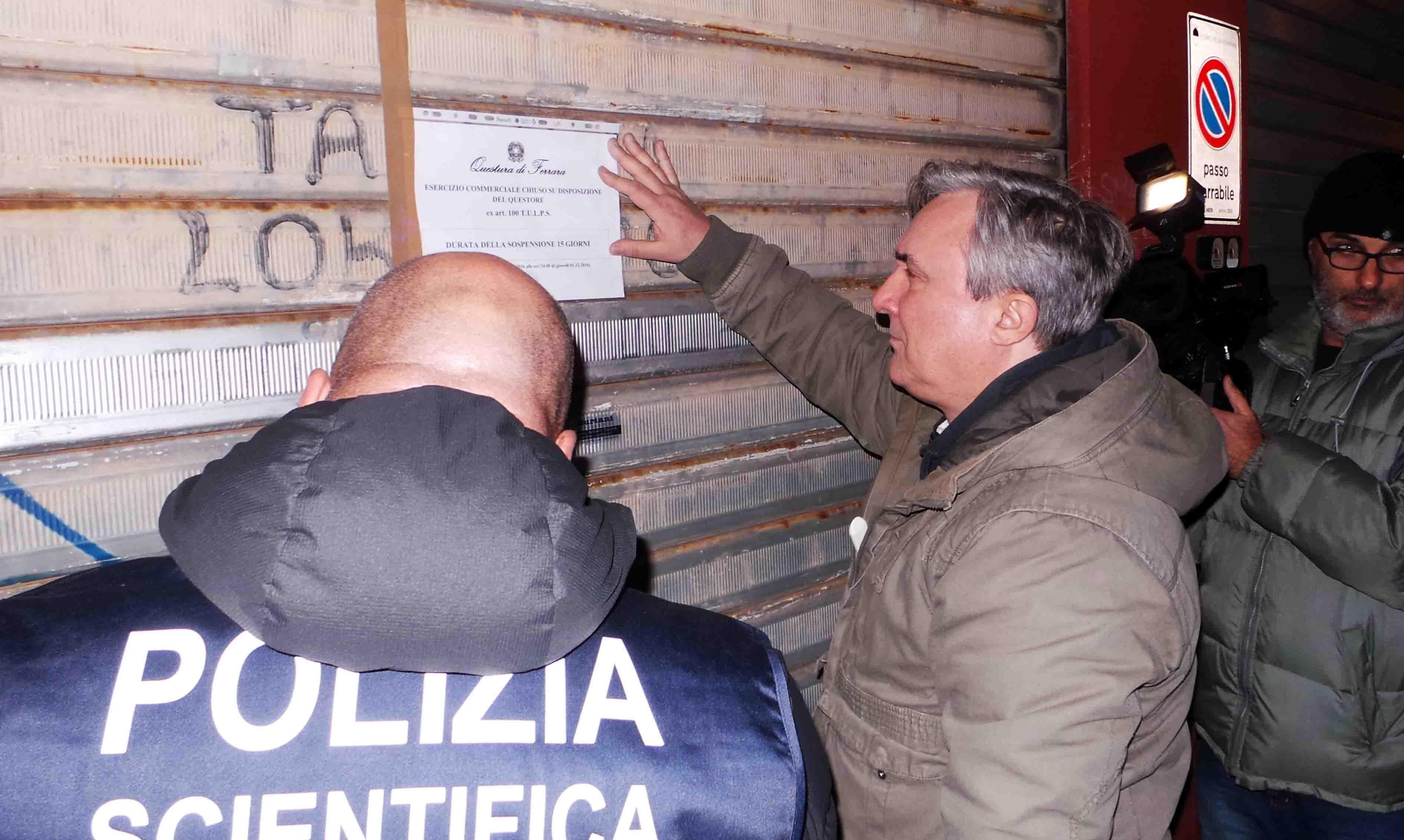 Il blitz con la chiusura del Lobo Loco
