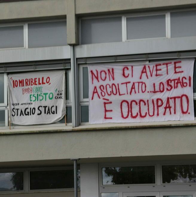 Protestano gli studenti lo Stagi sarà ristrutturato 