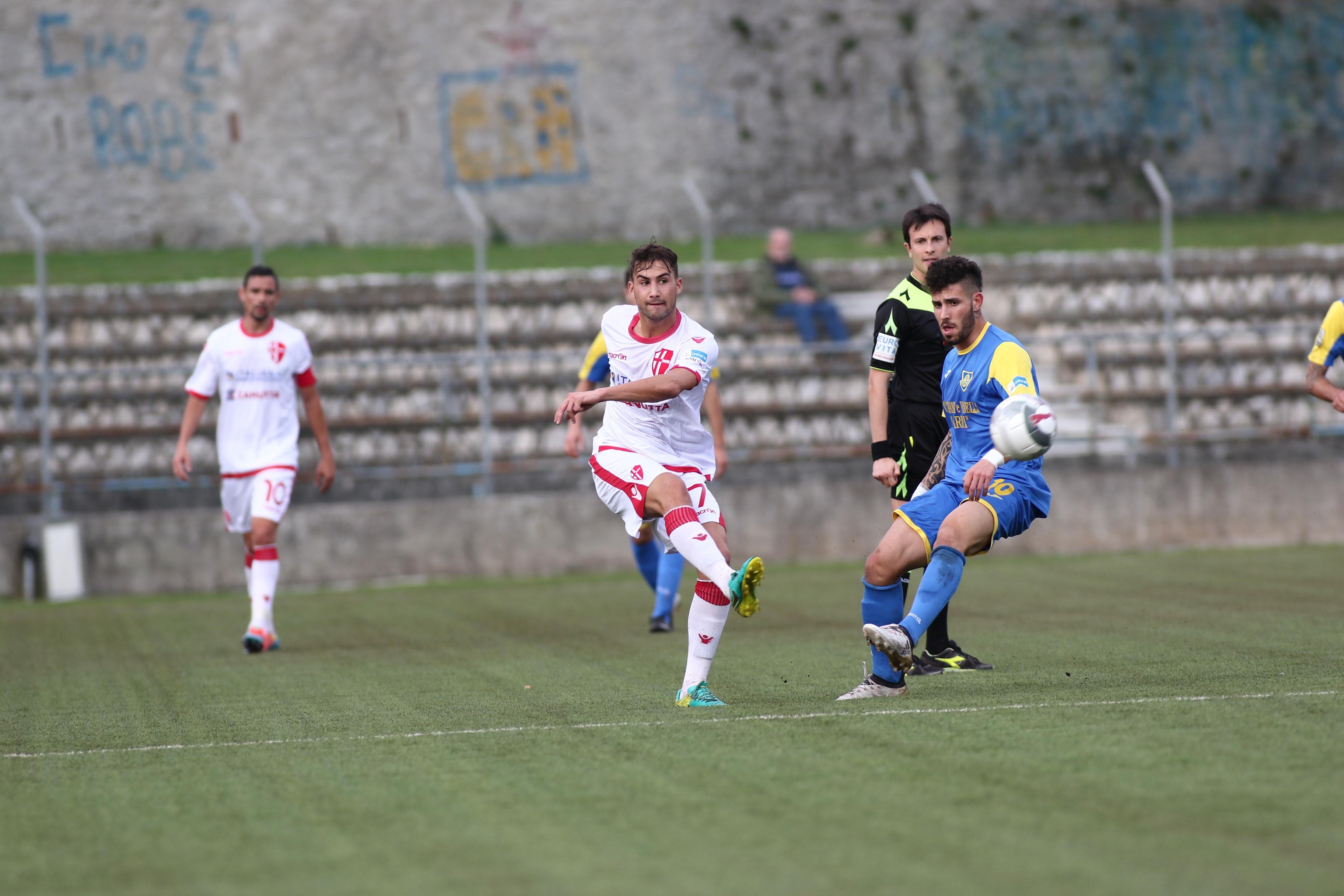 Crollo in casa con il Padova, Carrarese fuori dalla Coppa Italia