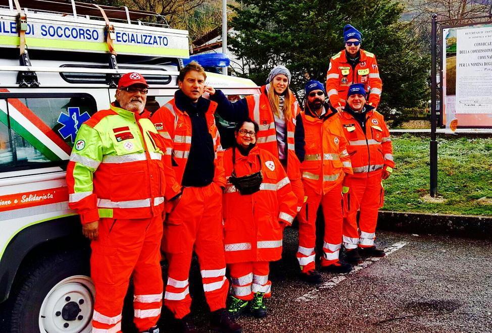 Terremoto, i nostri volontari in prima fila 