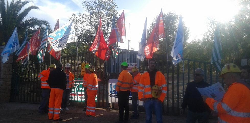 Minatori di nuovo in lotta «Rivogliamo il lavoro» 