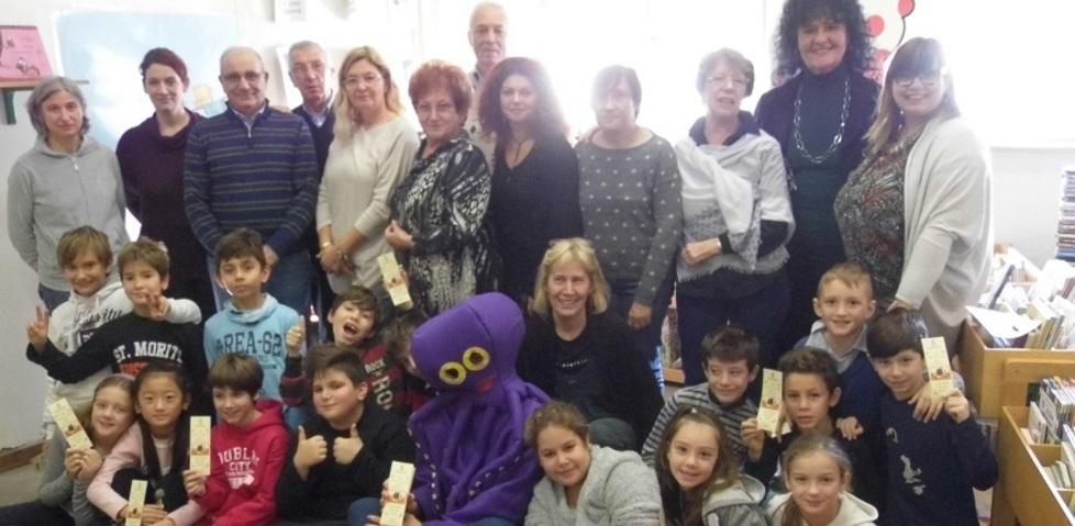 Polpo Lepoldo, una mascotte per la biblioteca comunale