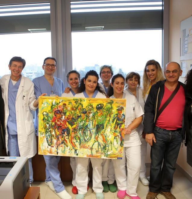 Il Velo Club dona un quadro al CoRe 