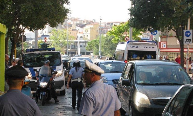 Un incidente in via Pascoli a Sassari (immagine di archivio)