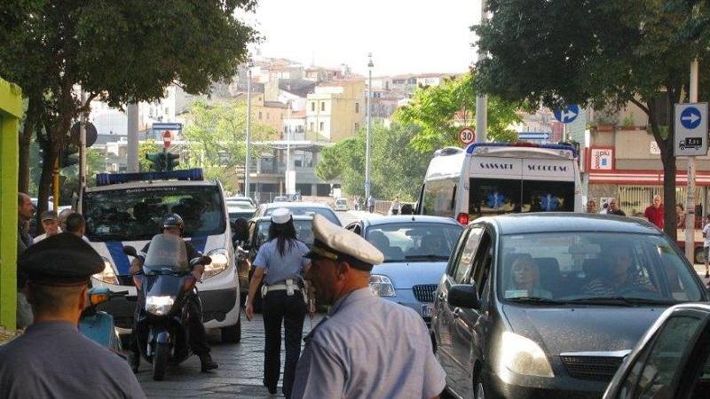 Un incidente in via Pascoli a Sassari (immagine di archivio)
