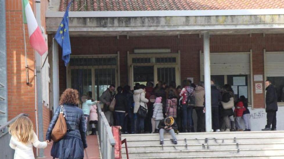 La scuola di Stagno frequentata dal bambino