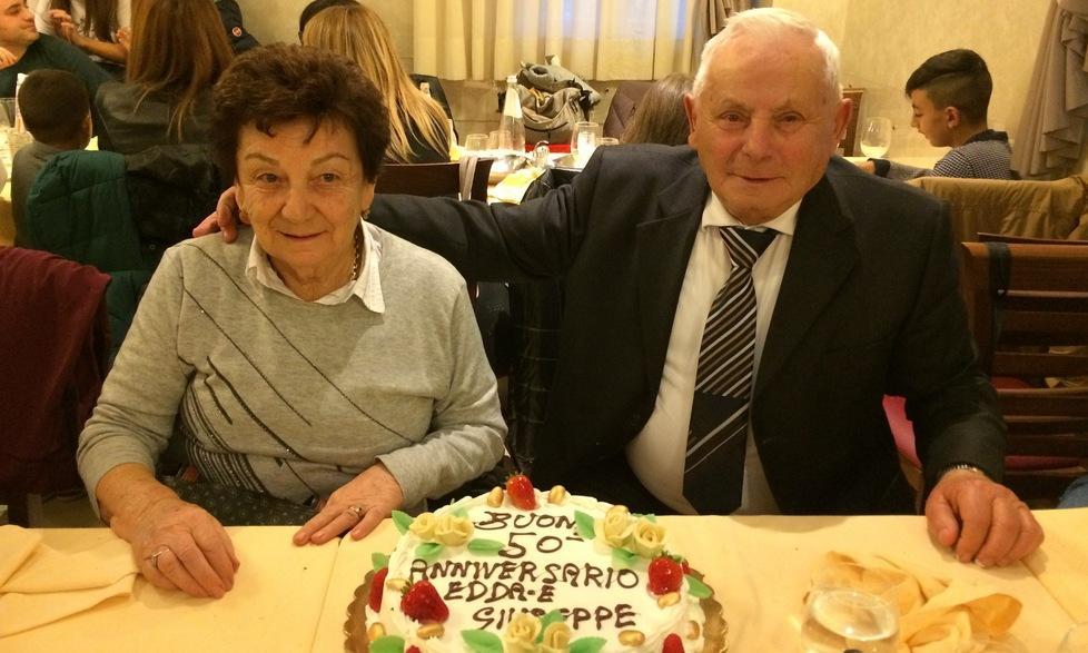 Nozze d’oro per Edda e Giuseppe