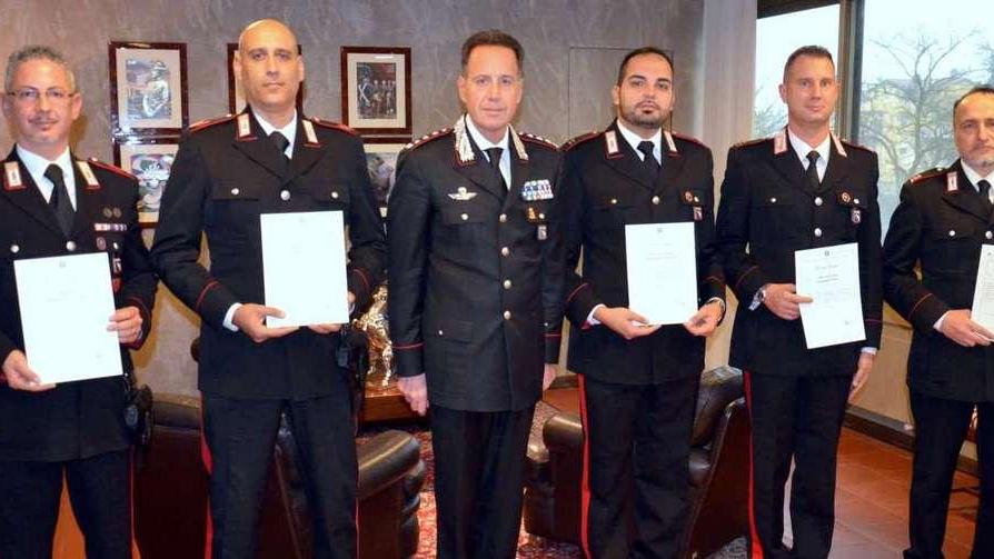 Encomi per carabinieri coraggiosi