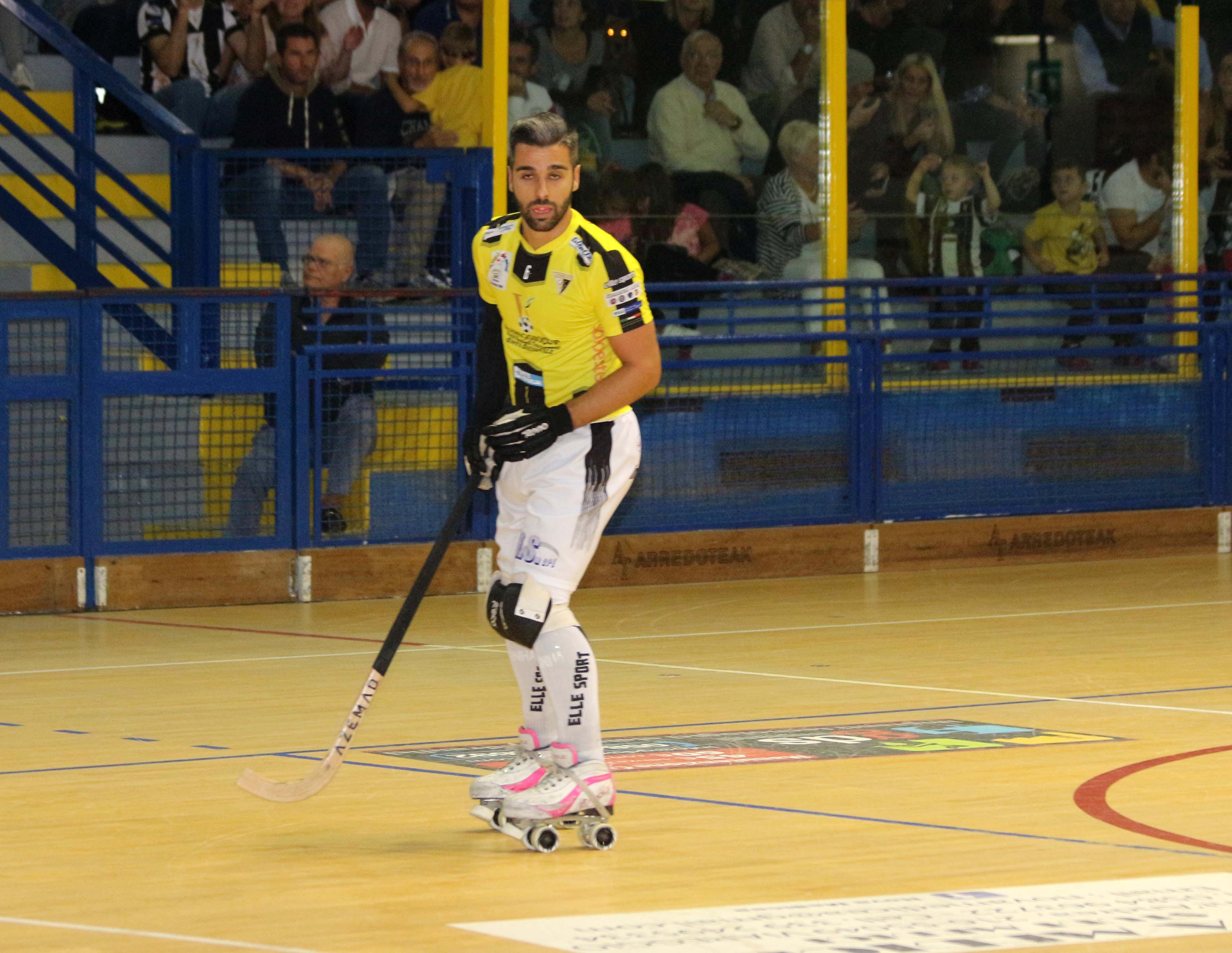 Costa (Cgc Viareggio) in azione: a Vendrell ha messo a segno una tripletta