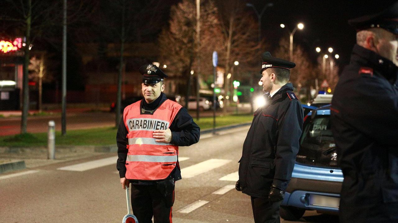 Un posti di controllo dei carabinieri