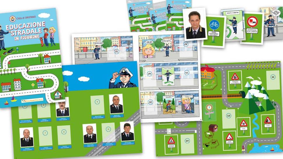 L’educazione stradale con l’album delle figurine