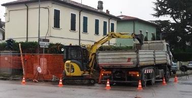Lavori di manutenzione stradale