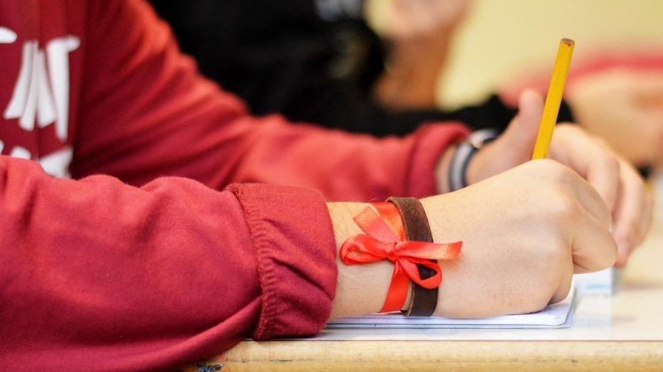 Violenza alle donne Un nastro rosso per ogni studente