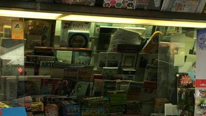 Razzia dei ladri nell’edicola del quartiere