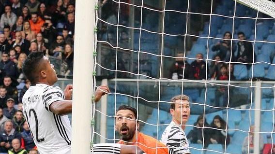 Tre schiaffi del Genoa e la Juve crolla