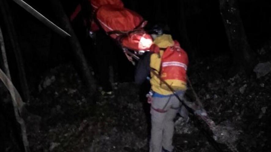 Soccorso alpino, collaudo notturno