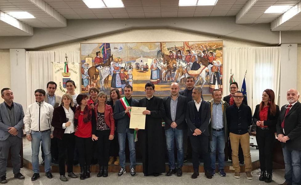 Don Masia è cittadino onorario 