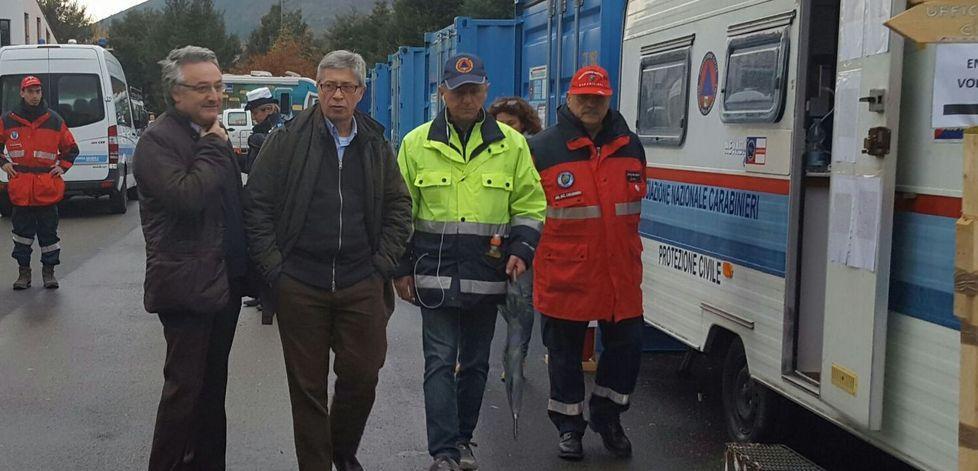 Sisma, l’aiuto degli ex carabinieri 