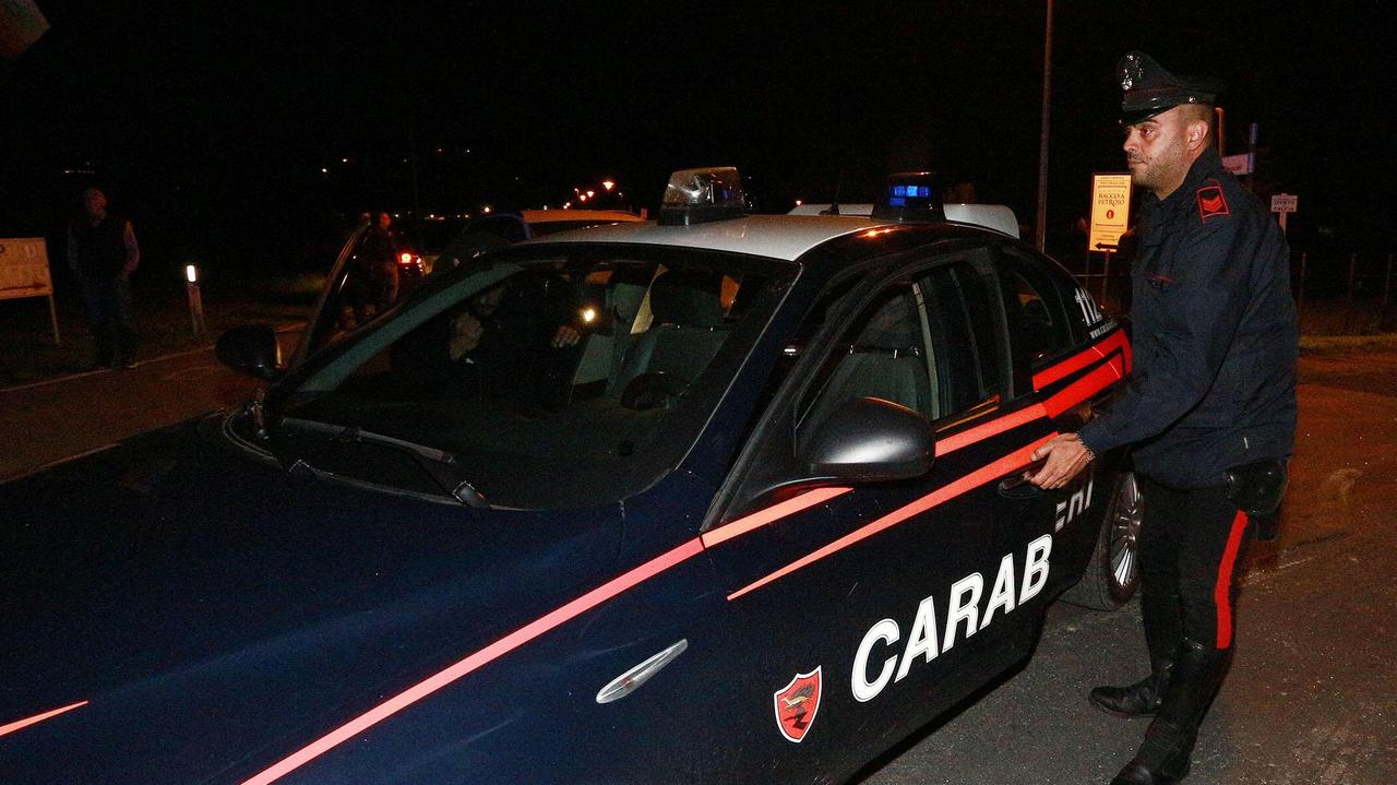 Un intervento dei carabinieri (foto d'archivio)