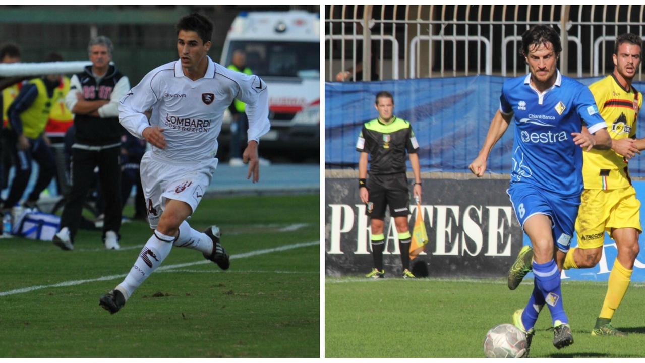 A sinistra Filipe Machado e a destra Davide Carcuro, hanno giocato insieme nella Salernitana