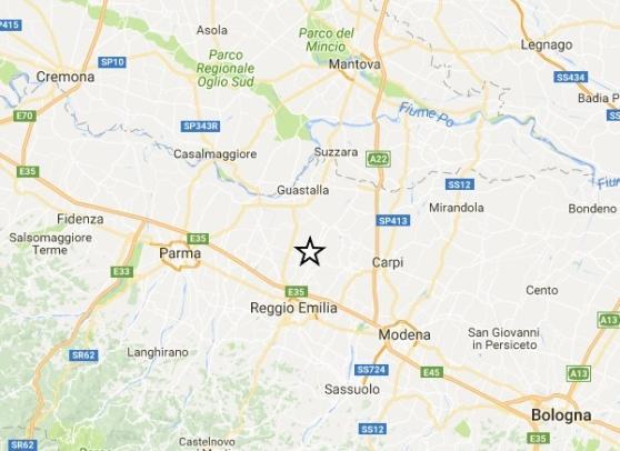 Scossa di terremoto di 3.7 in provincia di Reggio Emilia, avvertita anche nel modenese 