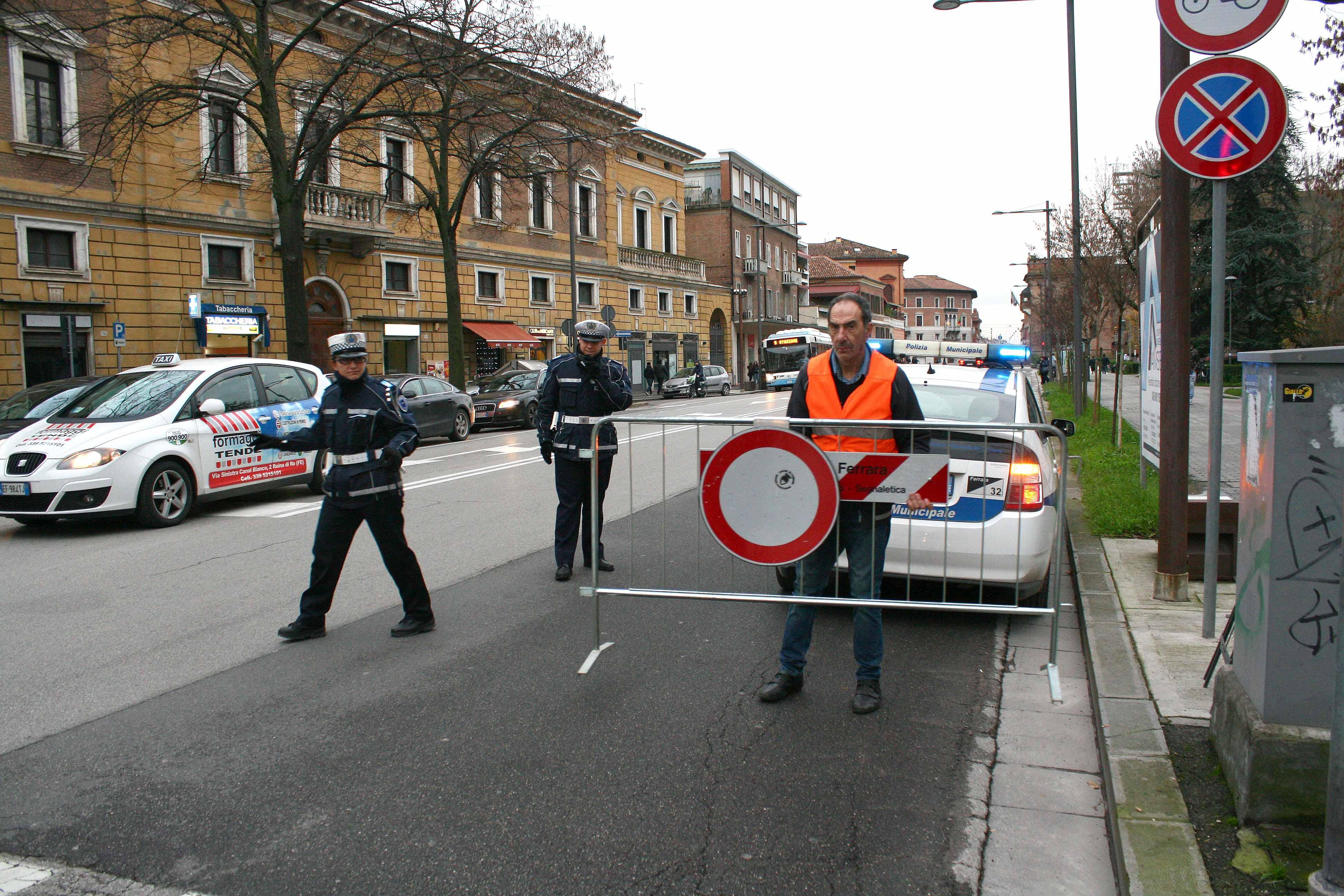 Interruzioni al traffico dell'asse Cavour-Giovecca