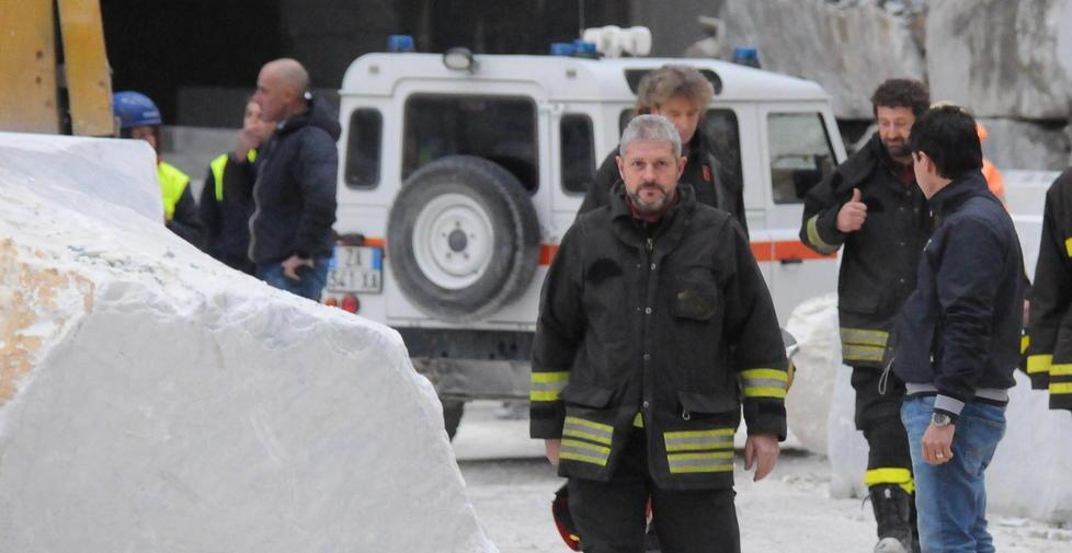 La cava in cui è verificato l'incidente