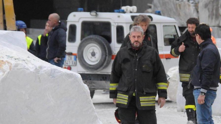 La cava in cui è verificato l'incidente