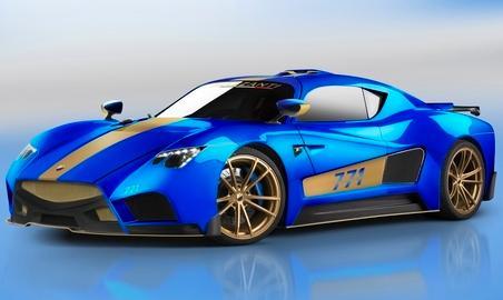 La supercar Evantra 771 debutta al Motor Show 