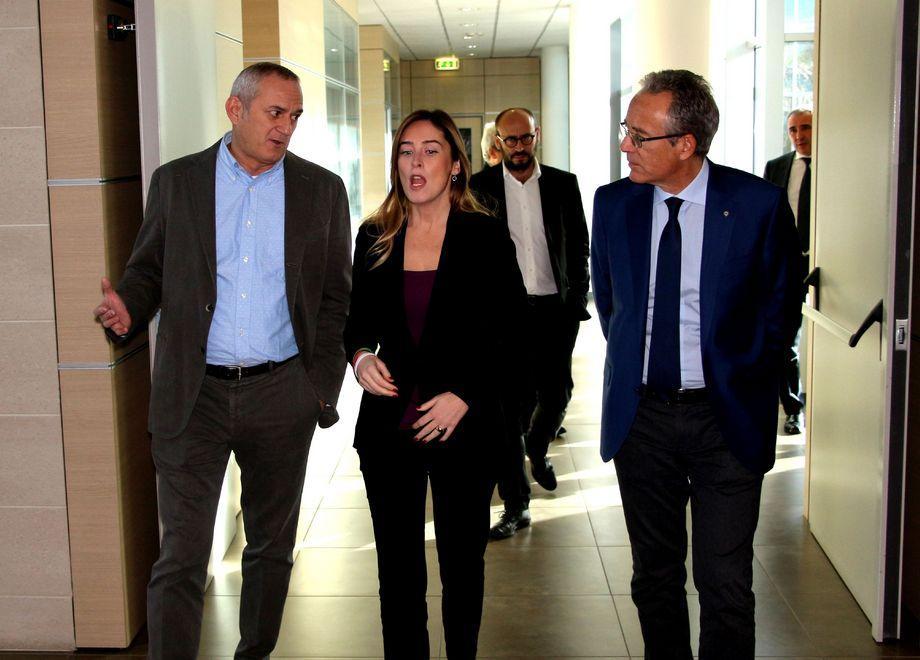 Visita alla redazione della Nuova