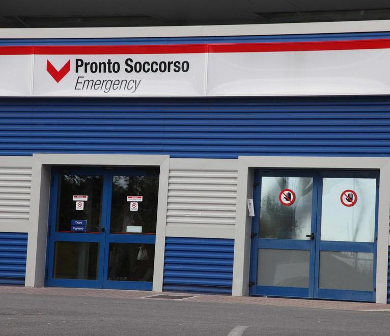 Il pronto soccorso dell'ospedale Versilia