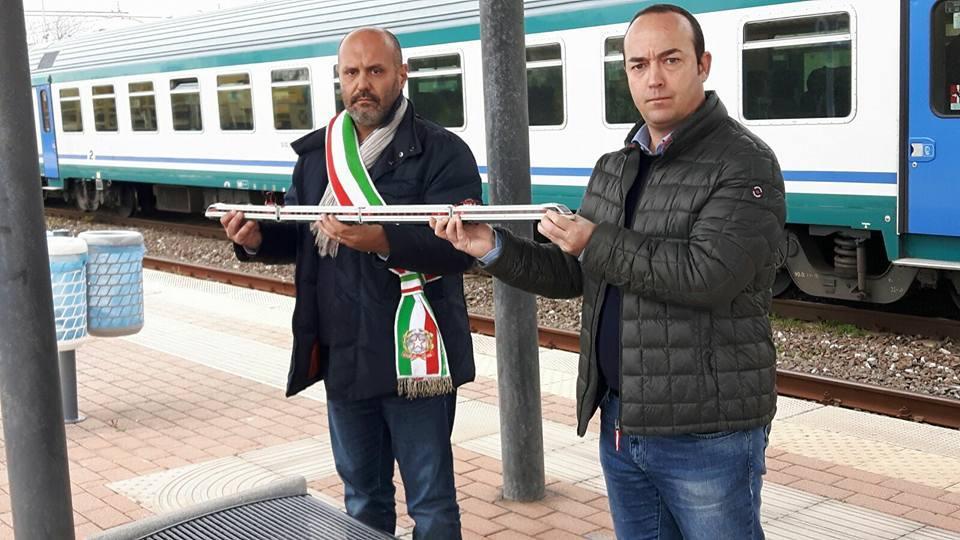 Lippi e Valori durante la protesta